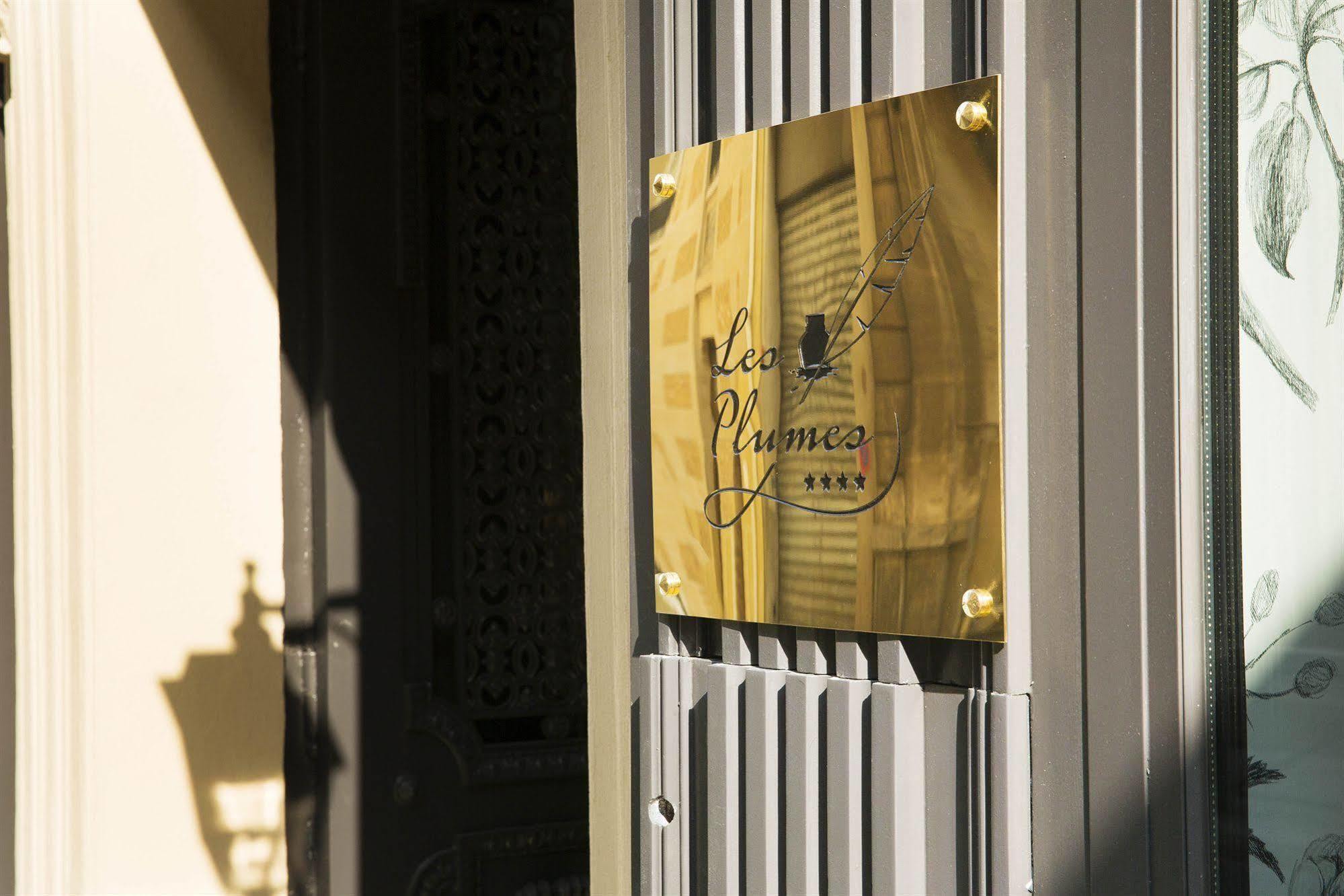 Les Plumes Hotel Paris Eksteriør bilde